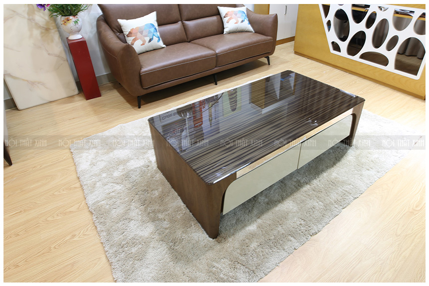 Tổng hợp BST bàn trà sofa chân gỗ sồi đẹp và bán chạy nhất